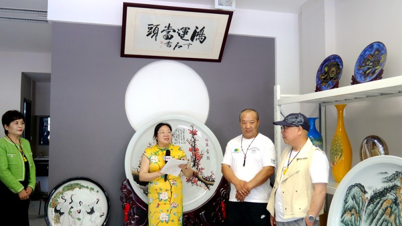 中國文藝名家展覽館淄博館揭牌，落戶淄博博林陶瓷琉璃藝術(shù)院